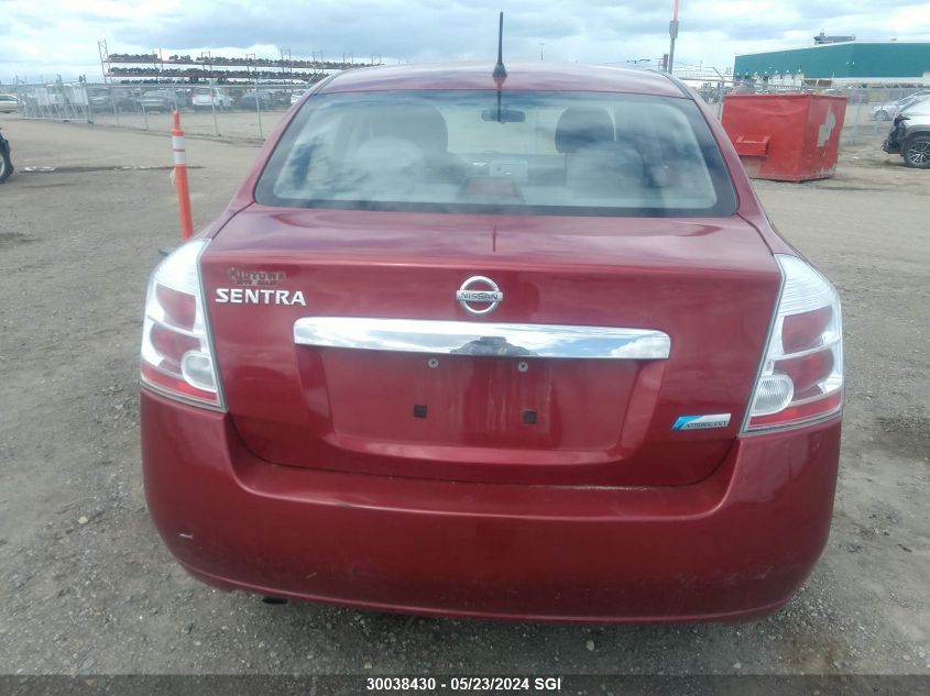 2010 Nissan Sentra 2.0/2.0S/Sr/2.0Sl VIN: 3N1AB6AP5AL691224 Lot: 30038430