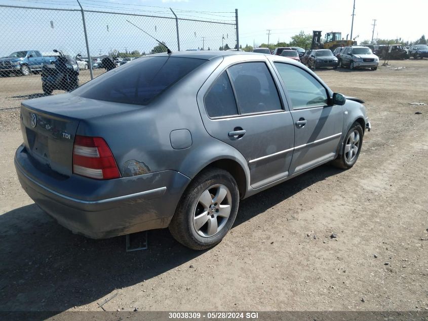 2004 Volkswagen Jetta Gls Tdi VIN: 3VWSR69M44M071449 Lot: 30038309