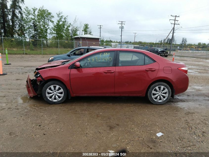 2015 Toyota Corolla L/Le/Le Pls/Prm/S/S Pls VIN: 2T1BURHEXFC247204 Lot: 30038303