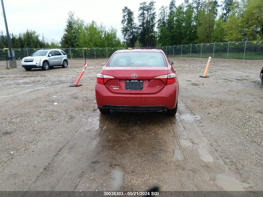 2015 Toyota Corolla L/Le/Le Pls/Prm/S/S Pls VIN: 2T1BURHEXFC247204 Lot: 30038303