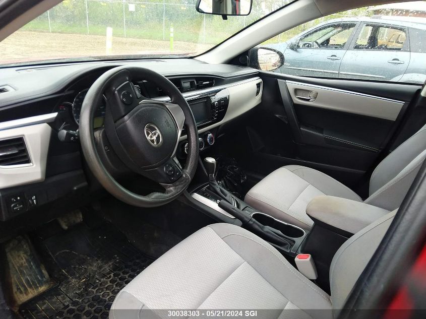 2015 Toyota Corolla L/Le/Le Pls/Prm/S/S Pls VIN: 2T1BURHEXFC247204 Lot: 30038303