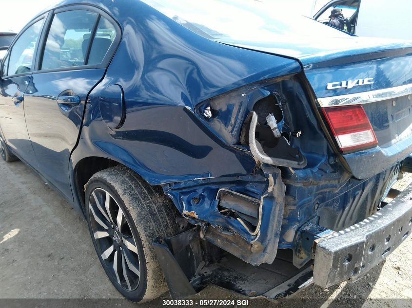 2013 Honda Civic Touring VIN: 2HGFB2F74DH002812 Lot: 30038333