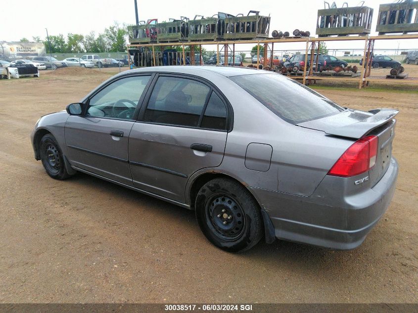 2005 Honda Civic Dx Vp VIN: 2HGES15315H048717 Lot: 30038517