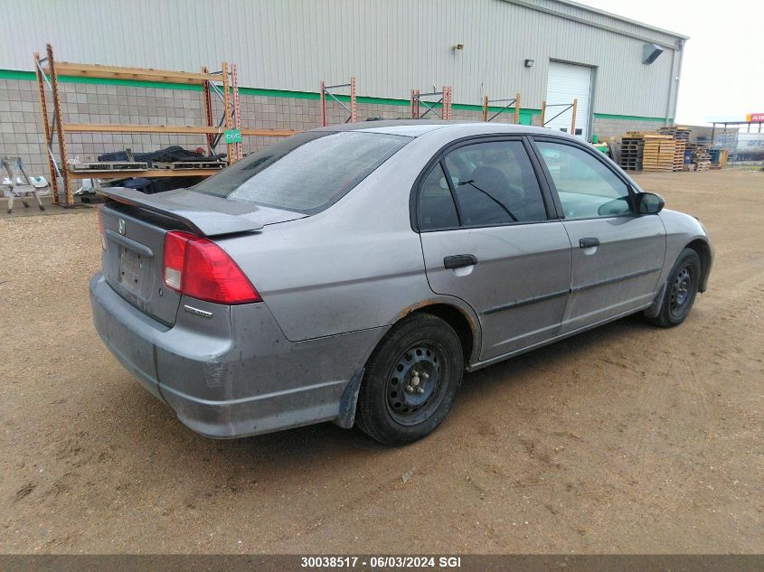 2005 Honda Civic Dx Vp VIN: 2HGES15315H048717 Lot: 30038517