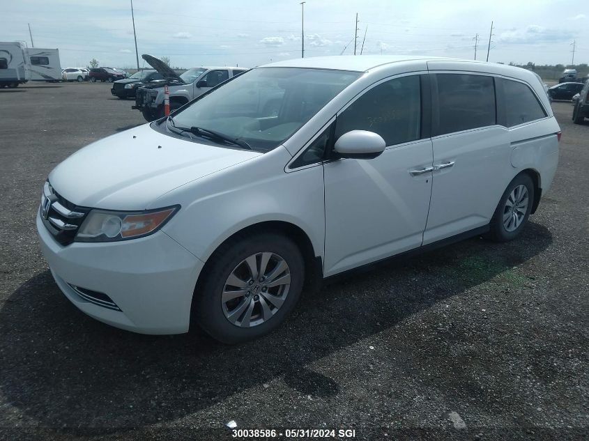 2015 Honda Odyssey Ex VIN: 5FNRL5H4XFB501507 Lot: 30038586