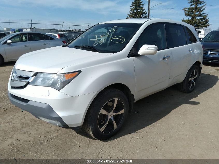 2009 Acura Mdx Technology VIN: 2HNYD286X9H002594 Lot: 30038542