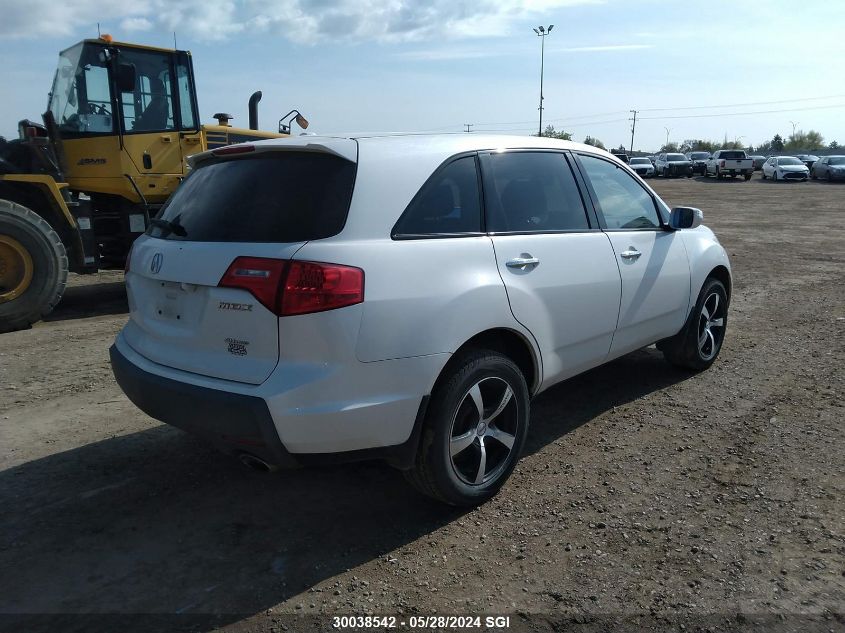 2009 Acura Mdx Technology VIN: 2HNYD286X9H002594 Lot: 30038542