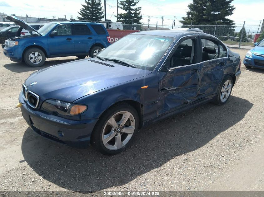 2004 BMW 330 I VIN: WBAEV53444KM33590 Lot: 30035905