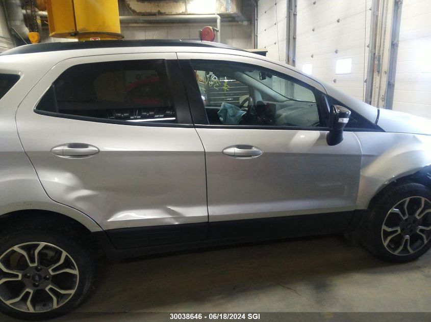 2020 Ford Ecosport Ses VIN: MAJ6S3JL0LC383638 Lot: 30038646