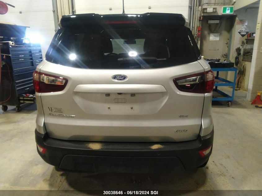 2020 Ford Ecosport Ses VIN: MAJ6S3JL0LC383638 Lot: 30038646
