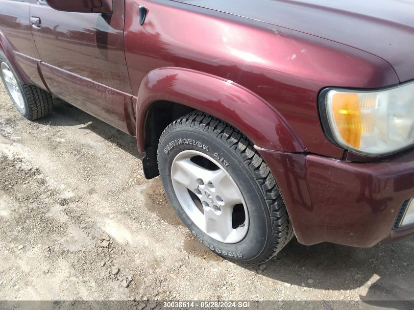 2001 Infiniti Qx4 VIN: JNRDR07Y91W112250 Lot: 30038614