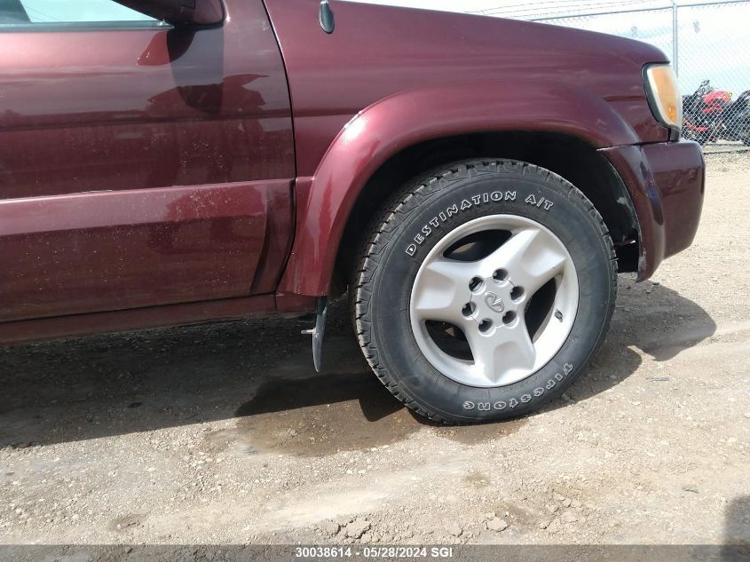 2001 Infiniti Qx4 VIN: JNRDR07Y91W112250 Lot: 30038614