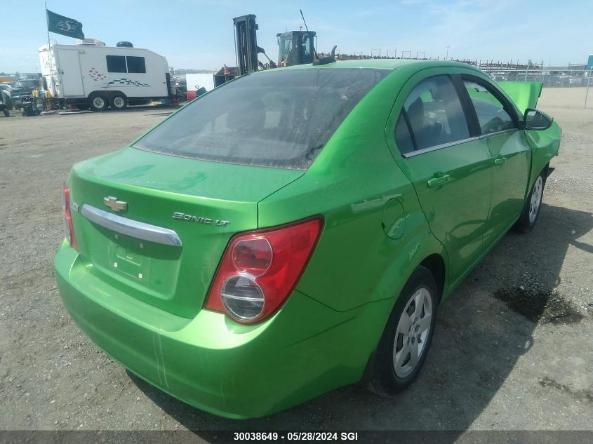 2015 Chevrolet Sonic Lt VIN: 1G1JC5SH9F4124533 Lot: 30038649