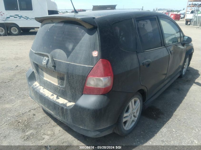 2008 Honda Fit Sport VIN: JHMGD37618S805910 Lot: 30038658