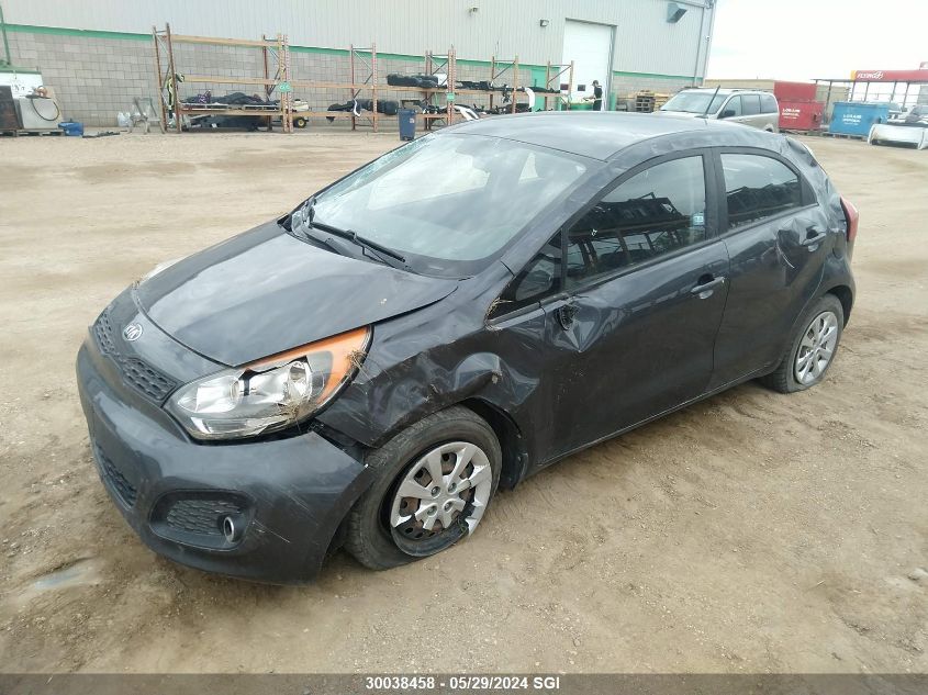 2013 Kia Rio Lx VIN: KNADM5A33D6874211 Lot: 30038458