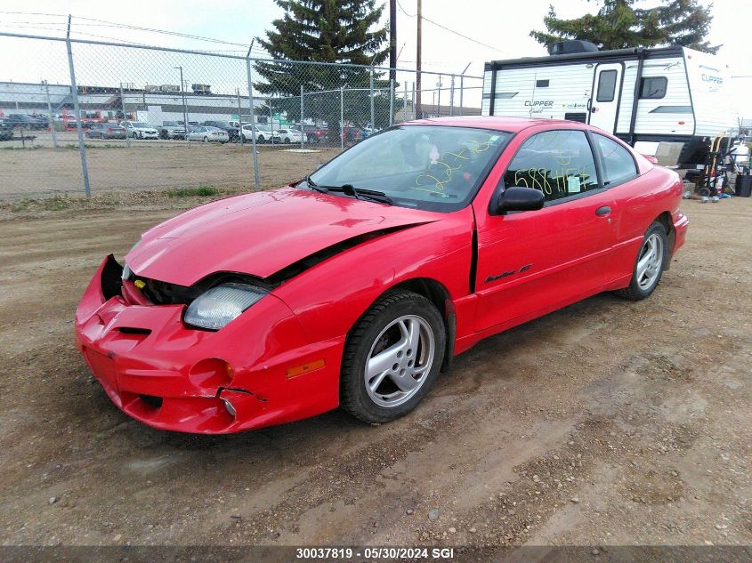 2000 Pontiac Sunfire Gt VIN: 3G2JD12T9YS122760 Lot: 30037819