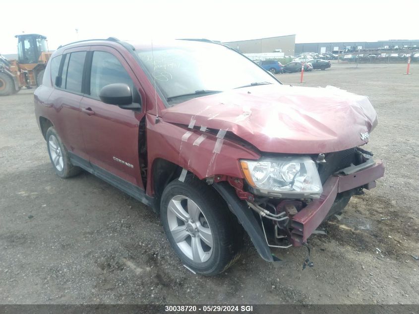 2012 Jeep Compass VIN: 1C4NJDAB3CD575572 Lot: 30038720