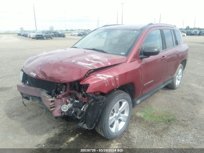 2012 Jeep Compass VIN: 1C4NJDAB3CD575572 Lot: 30038720