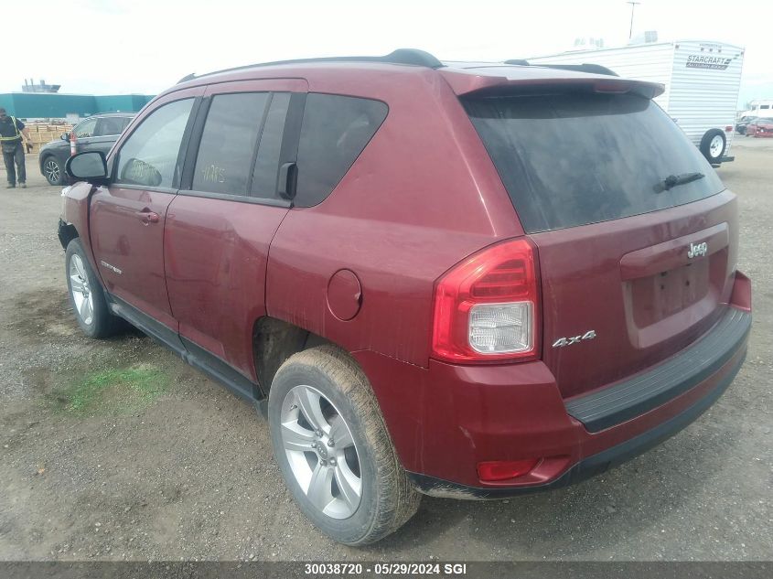 2012 Jeep Compass VIN: 1C4NJDAB3CD575572 Lot: 30038720