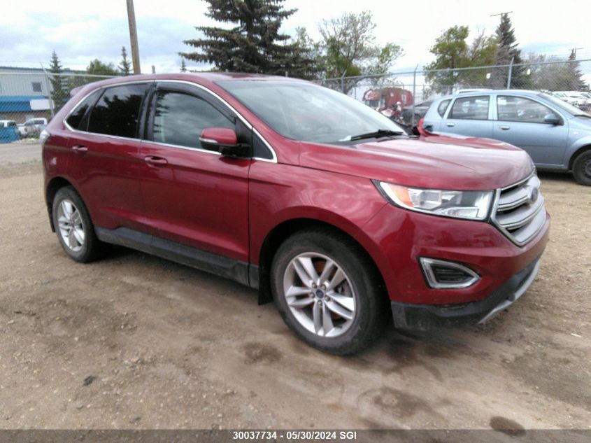 2015 Ford Edge Sel VIN: 2FMTK4J80FBB51166 Lot: 30037734