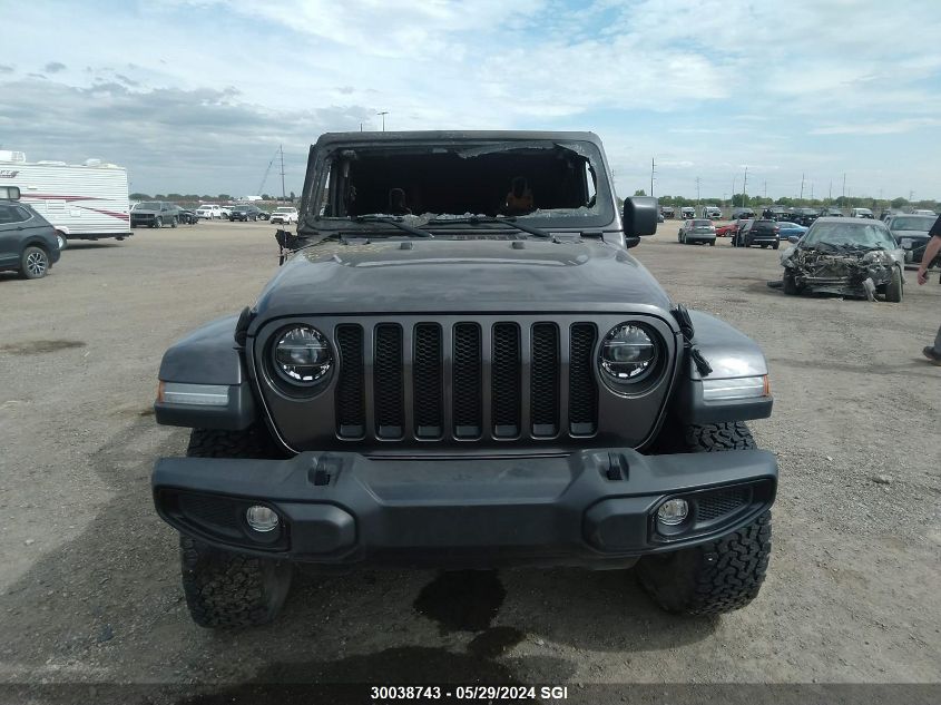 2022 Jeep Wrangler Unlimited Sahara VIN: 1C4HJXEG9NW234835 Lot: 30038743