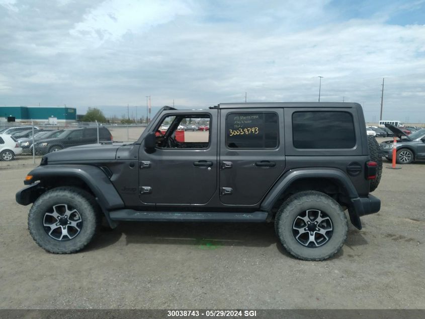 2022 Jeep Wrangler Unlimited Sahara VIN: 1C4HJXEG9NW234835 Lot: 30038743