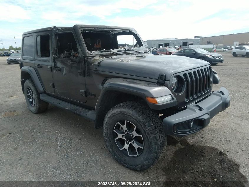 2022 Jeep Wrangler Unlimited Sahara VIN: 1C4HJXEG9NW234835 Lot: 30038743