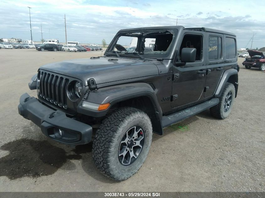 2022 Jeep Wrangler Unlimited Sahara VIN: 1C4HJXEG9NW234835 Lot: 30038743