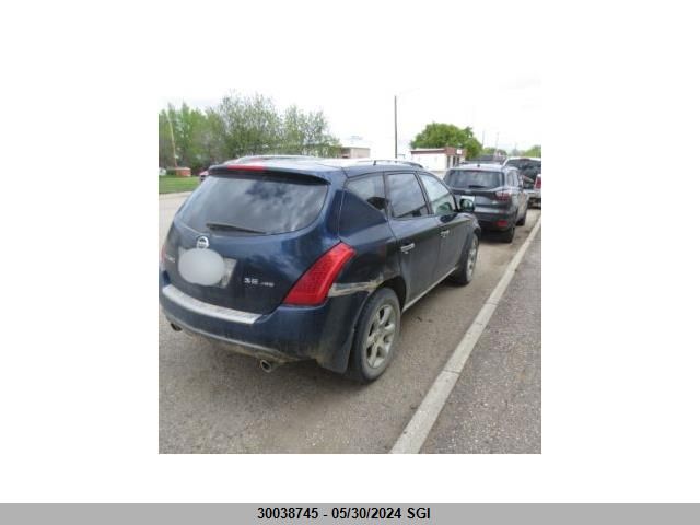 2007 Nissan Murano Sl/Se/S VIN: JN8AZ08W97W601941 Lot: 30038745