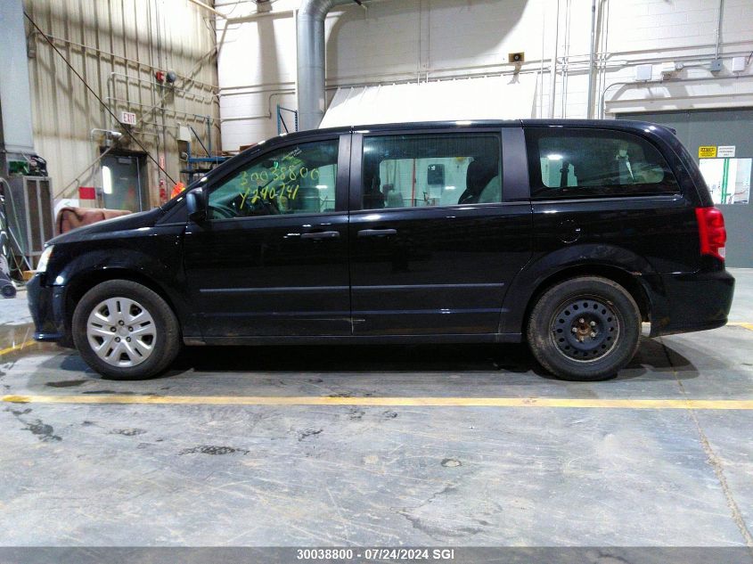 2016 Dodge Grand Caravan Se VIN: 2C4RDGBG1GR272281 Lot: 30038800