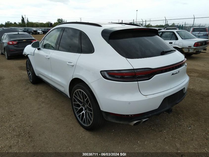 2021 Porsche Macan S VIN: WP1AB2A55MLB31707 Lot: 30038711