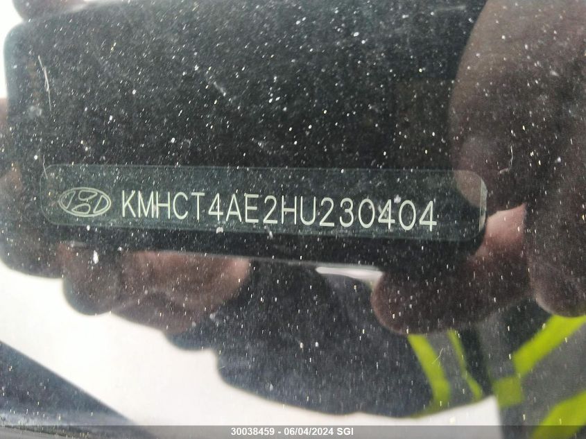 2017 Hyundai Accent Se VIN: KMHCT4AE2HU230404 Lot: 30038459