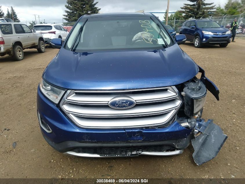 2015 Ford Edge Titanium VIN: 2FMTK4K8XFBB53408 Lot: 30038469