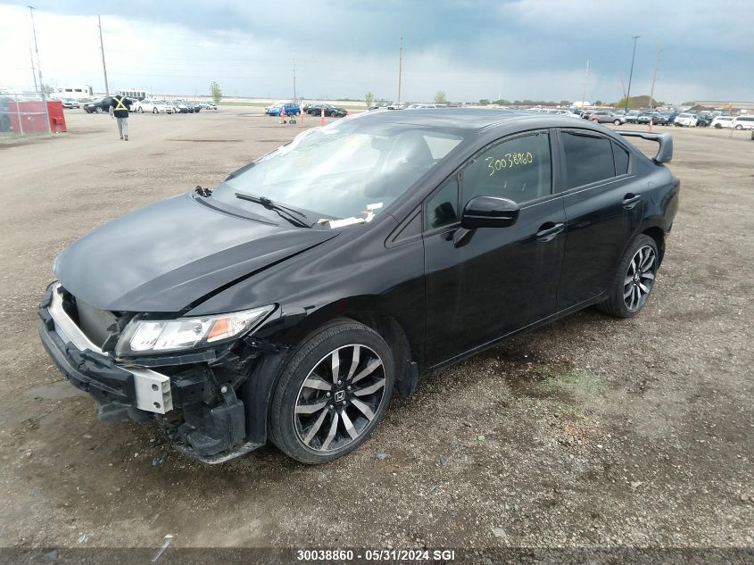 2014 Honda Civic Touring VIN: 2HGFB2F76EH017667 Lot: 30038860