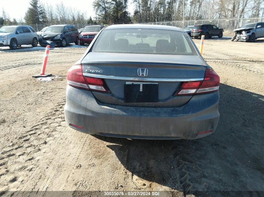 2013 Honda Civic Lx VIN: 2HGFB2F55DH103923 Lot: 30035076