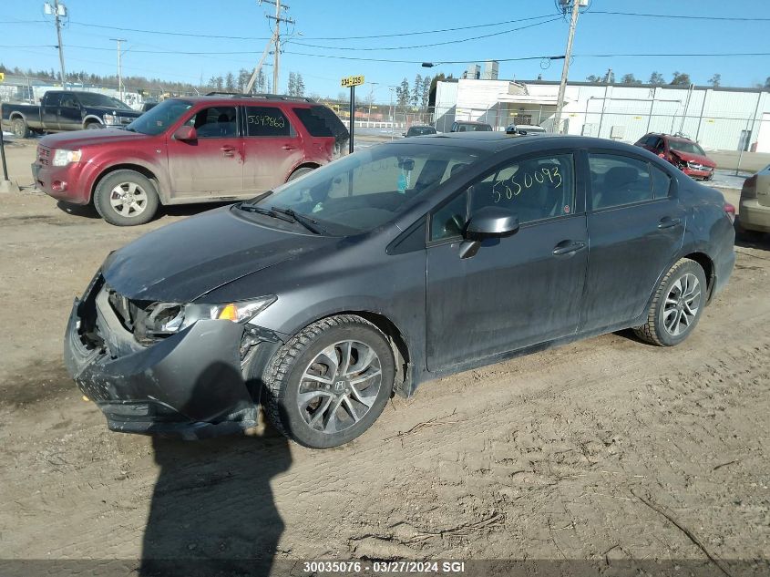 2013 Honda Civic Lx VIN: 2HGFB2F55DH103923 Lot: 30035076