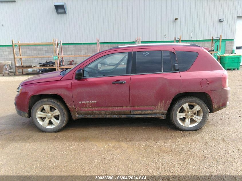 2014 Jeep Compass Sport VIN: 1C4NJDABXED622826 Lot: 30038390