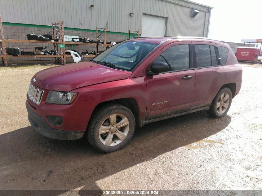 2014 Jeep Compass Sport VIN: 1C4NJDABXED622826 Lot: 30038390