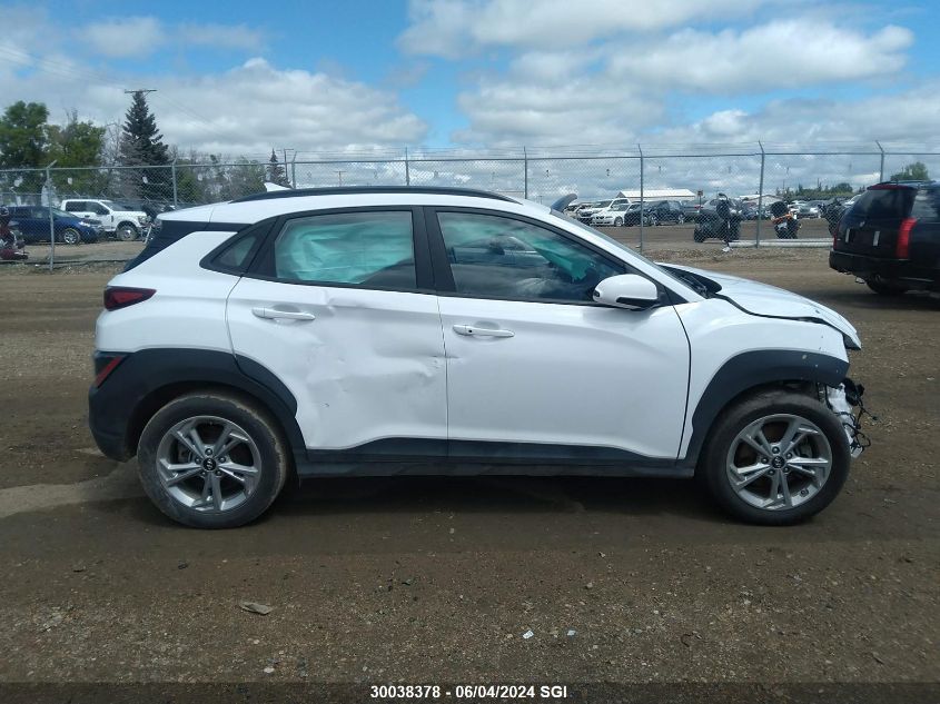 2022 Hyundai Kona Sel/Se VIN: KM8K2CAB1NU769879 Lot: 30038378