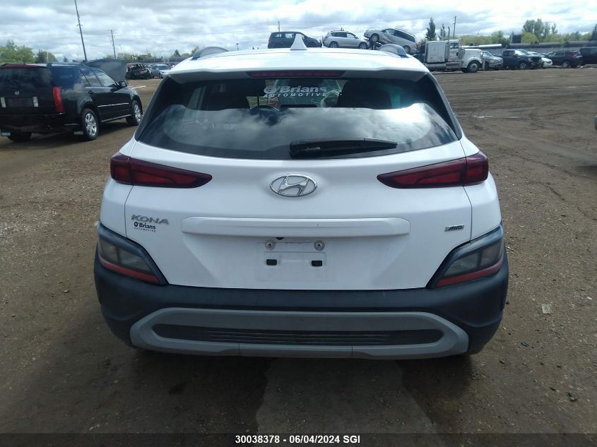 2022 Hyundai Kona Sel/Se VIN: KM8K2CAB1NU769879 Lot: 30038378