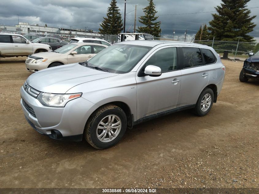 2014 Mitsubishi Outlander Se VIN: JA4JZ3AX7EZ605511 Lot: 30038846