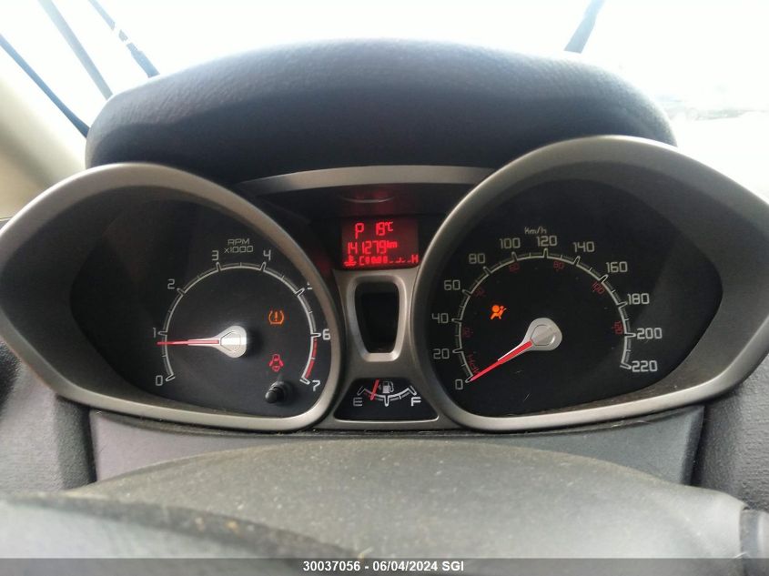 2013 Ford Fiesta Se VIN: 3FADP4EJ1DM211500 Lot: 30037056