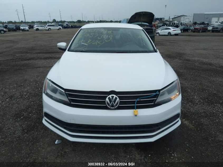 2015 Volkswagen Jetta S VIN: 3VW2K7AJ4FM257345 Lot: 30038932