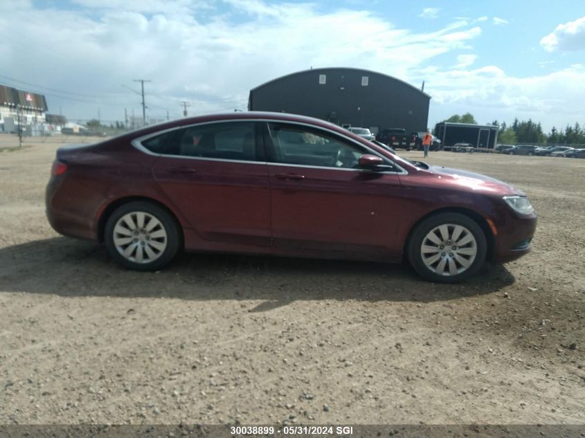 2016 Chrysler 200 Lx VIN: 1C3CCCFB0GN197476 Lot: 30038899