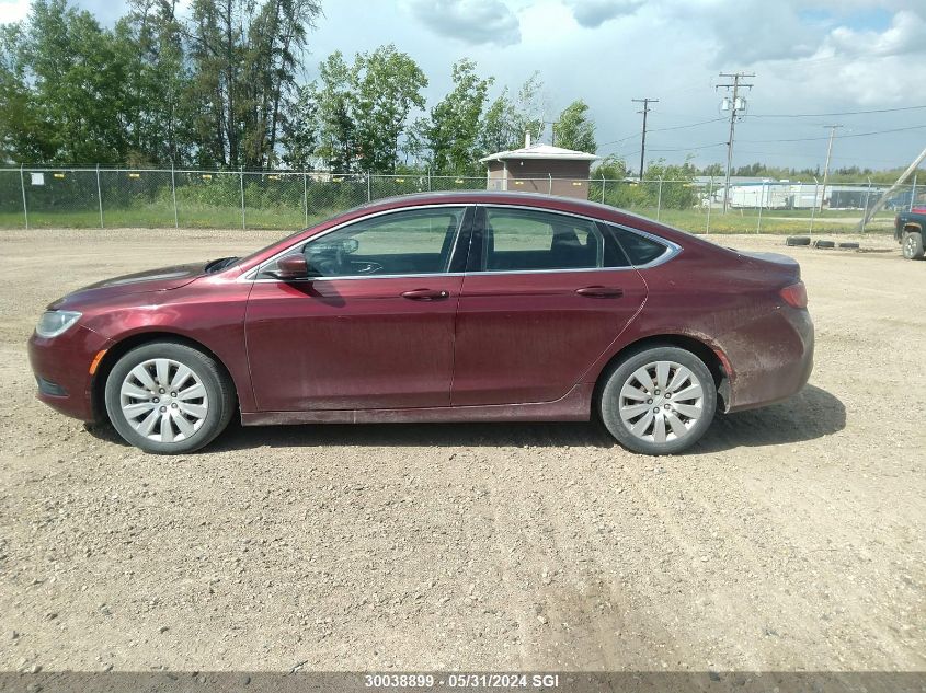 2016 Chrysler 200 Lx VIN: 1C3CCCFB0GN197476 Lot: 30038899