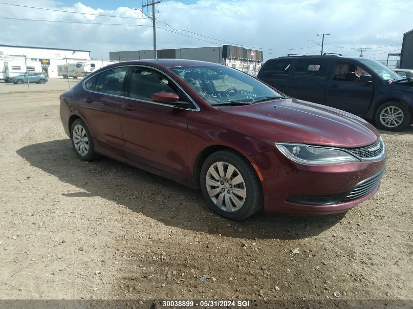 2016 Chrysler 200 Lx VIN: 1C3CCCFB0GN197476 Lot: 30038899