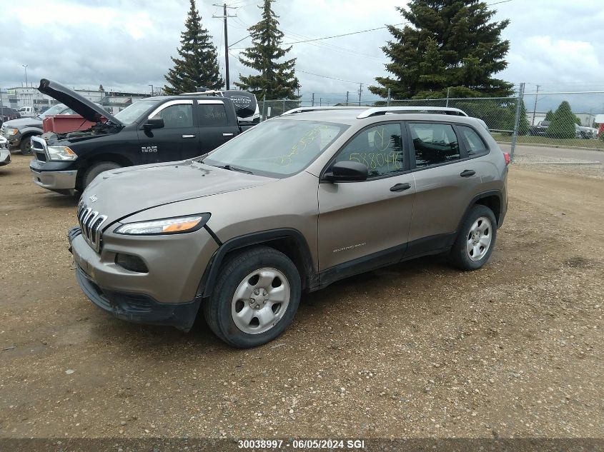 2016 Jeep Cherokee Sport VIN: 1C4PJMAB5GW345535 Lot: 30038997