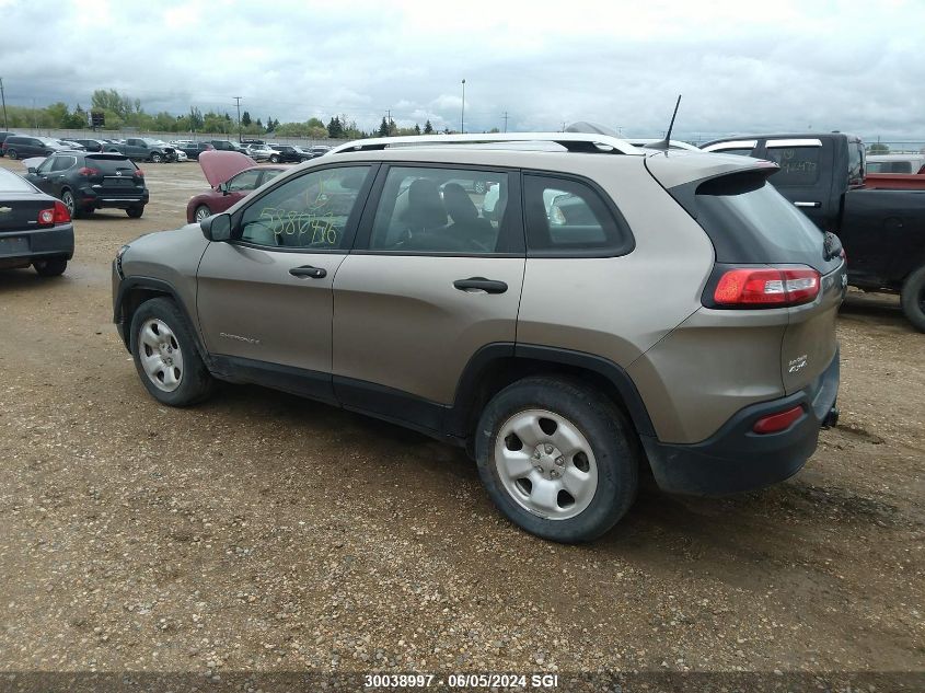 2016 Jeep Cherokee Sport VIN: 1C4PJMAB5GW345535 Lot: 30038997