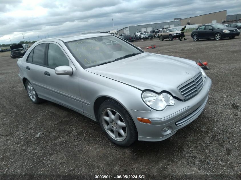 2005 Mercedes-Benz C 230K Sport Sedan VIN: WDBRF40JX5F703629 Lot: 30039011