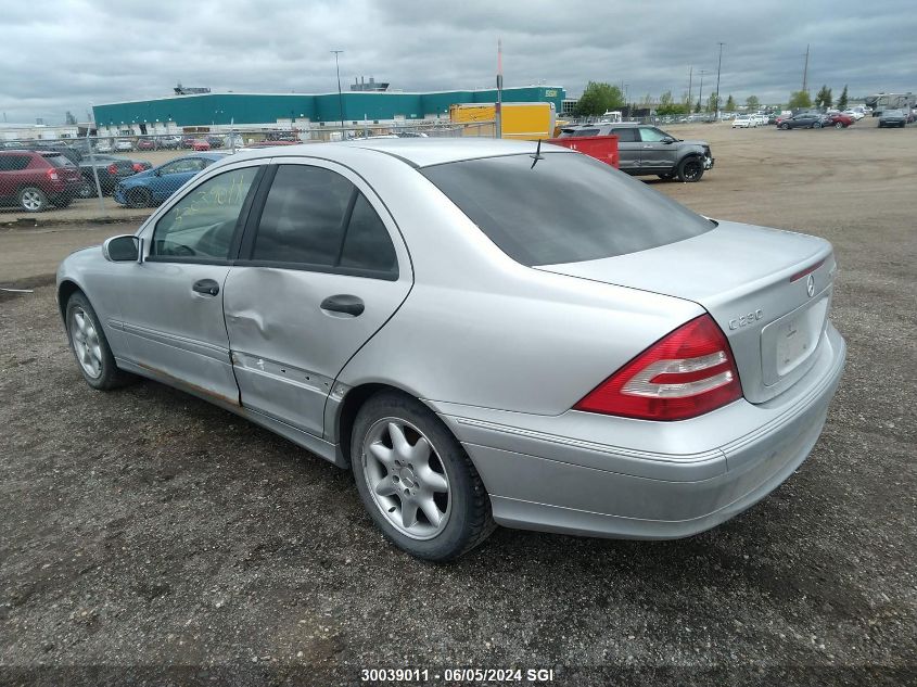 2005 Mercedes-Benz C 230K Sport Sedan VIN: WDBRF40JX5F703629 Lot: 30039011